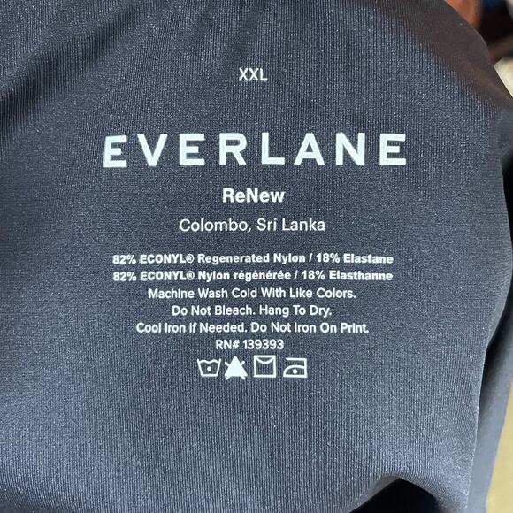 NWT Everlane The Square Neck One Piece Swimsuit XXL – Black, Minimalist Chic - Picture 6 of 8